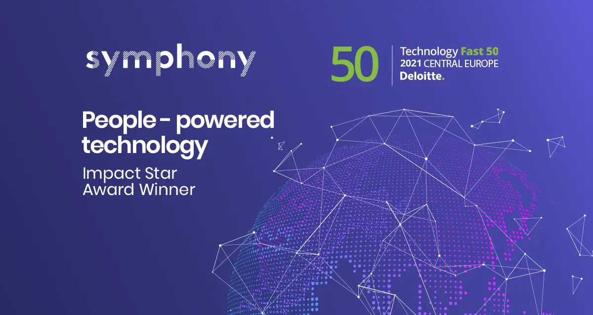 Symphony as one of the Impact Stars in Central Europe: People-powered technology as a cornerstone of our identity